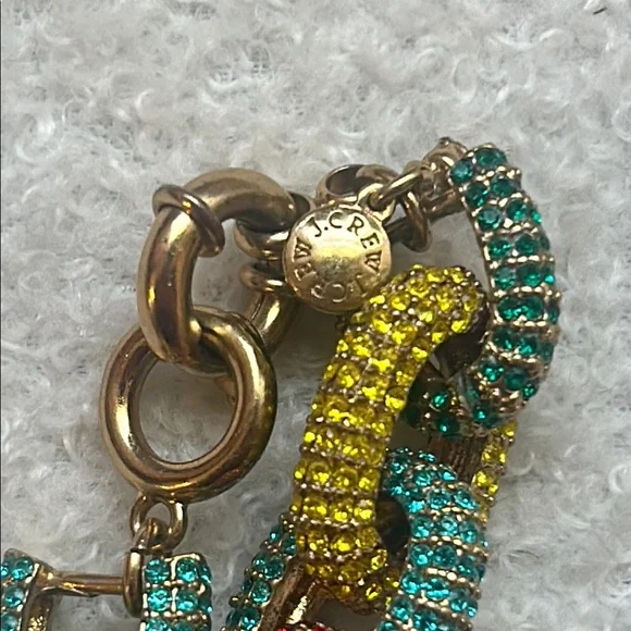 Multicolor Chain Link Bracelet - Picture 2 of 3